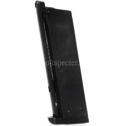 Chargeur à gaz tactique 16 coups WE (WE-TECH) pour pistolets Airsoft GBB EMG SAI Red / AW NE Series / WE Single Stack 1911 Series