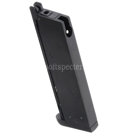 Chargeur à gaz tactique 16 coups WE (WE-TECH) pour pistolets Airsoft GBB EMG SAI Red / AW NE Series / WE Single Stack 1911 Series