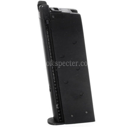 Chargeur de gaz WE (WE-TECH) 13 billes pour pistolets GBB Airsoft AW COMPACT NE10 Series / WE Single Stack Mini 1911 Series Noir