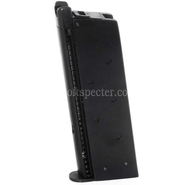 Chargeur de gaz WE (WE-TECH) 13 billes pour pistolets GBB Airsoft AW COMPACT NE10 Series / WE Single Stack Mini 1911 Series Noir