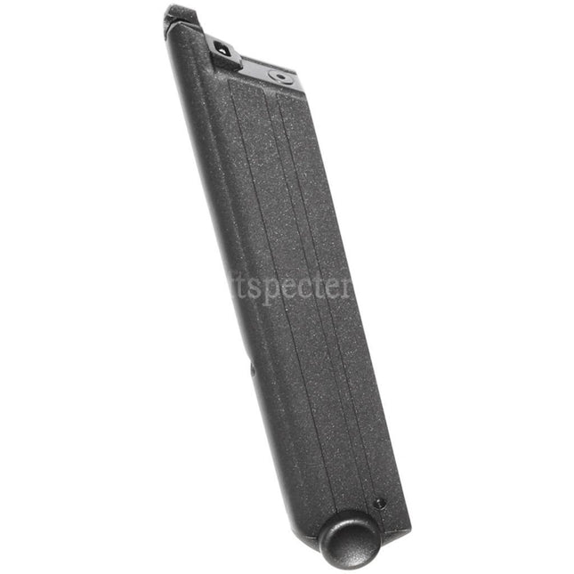 Chargeur à gaz 15 billes WE (WE-TECH) pour pistolets Airsoft Armorer Works A180 Blaster WE P08 Luger GBB