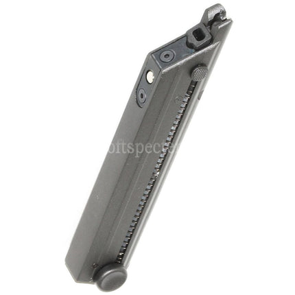 Chargeur à gaz 15 billes WE (WE-TECH) pour pistolets Airsoft Armorer Works A180 Blaster WE P08 Luger GBB