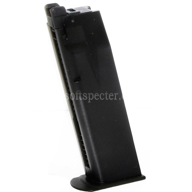 WE (WE-TECH) 26rd Gas Magazine for Cybergun Swiss Arms P226 WE F226 E2 Series GBB Pistols Airsoft Black