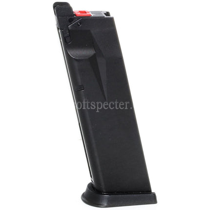 Cybergun Swiss Arms 20rd Gas Magazine for WE F228 F229 Swiss Arms P229 Series GBB Pistols Airsoft Black