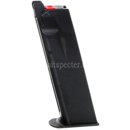 Cybergun Swiss Arms 22rd Gas Magazine for WE F226 Swiss Arms P226 Series GBB Pistols Airsoft Black