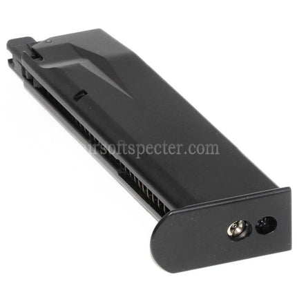 Cybergun Swiss Arms 22rd Gas Magazine for WE F226 Swiss Arms P226 Series GBB Pistols Airsoft Black