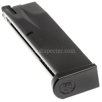 WE (WE-TECH) 26rd Co2 Magazine for AW MB Series / KJW / Tokyo Marui / WE 902 M9 M92 GBB Pistols Airsoft Black