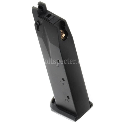 WE (WE-TECH) Chargeur Co2 23 billes pour Pistolets GBB Airsoft P99 Série STANDARD et COMPACT Noir