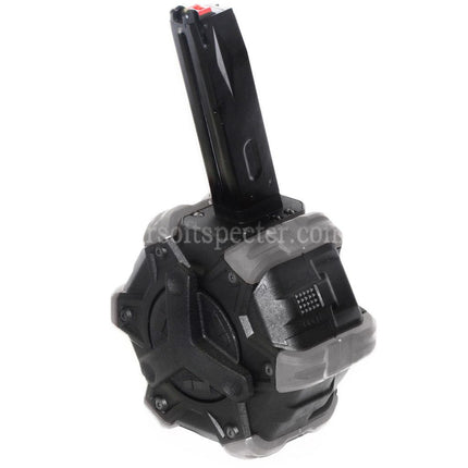 Armorer Works AW Custom 350rd Gas Adaptive Drum Magazine for AW MB Series / KJW / WE (WE-TECH) / Tokyo Marui M9 M92 GBB Pistols Airsoft