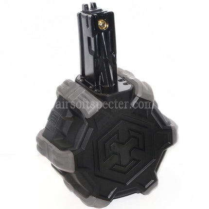 Armorer Works AW Custom 350rd Gas Adaptive Drum Magazine for WE (WE-TECH) AP APACHE MP5 Series GBB Rifles Airsoft