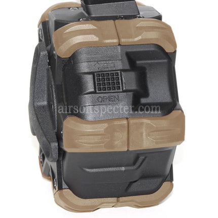 Armorer Works AW Custom 350rd Gas Adaptive Drum Magazine for G17 G18C G-Series GBB Pistols Airsoft