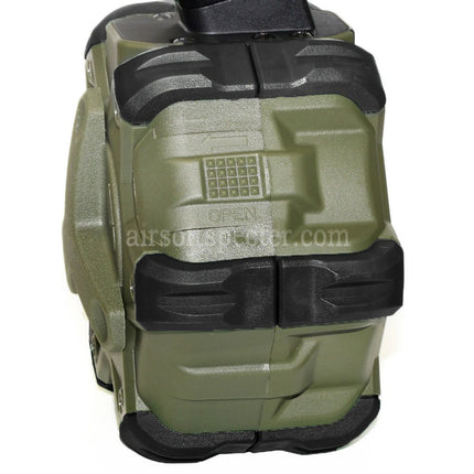 WE (WE-TECH) 350rd Gas Drum Magazine for EMG SAI Red / AW NE Series / WE Single Stack 1911 GBB Pistols Airsoft