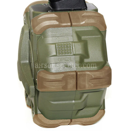 WE (WE-TECH) 350rd Gas Drum Magazine for EMG SAI Red / AW NE Series / WE Single Stack 1911 GBB Pistols Airsoft