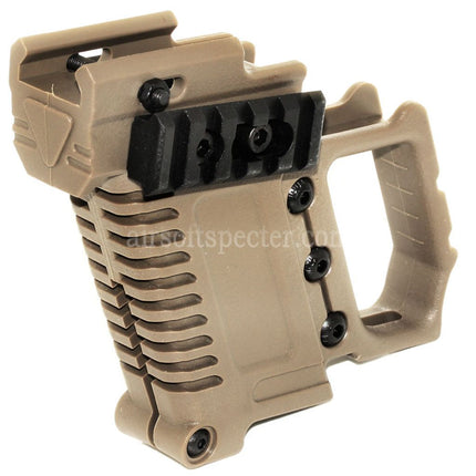 Double Bell Two Side Rails Loading Conversion Kit for APS ARMY DOUBLE BELL AW WE Tokyo Marui G17 G18C G34 G35 Series GBB Pistols Airsoft