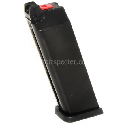 Chargeur de gaz WE (WE-TECH) 26 billes Galaxy pour pistolets GBB Airsoft noirs WE MOS Optic Ready Slide Version EMG SAI BLU AW VX7 VX9 G17 G19 Series