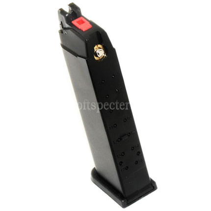 Chargeur de gaz WE (WE-TECH) 26 billes Galaxy pour pistolets GBB Airsoft noirs WE MOS Optic Ready Slide Version EMG SAI BLU AW VX7 VX9 G17 G19 Series