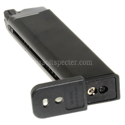 Chargeur de gaz WE (WE-TECH) 26 billes Galaxy pour pistolets GBB Airsoft noirs WE MOS Optic Ready Slide Version EMG SAI BLU AW VX7 VX9 G17 G19 Series