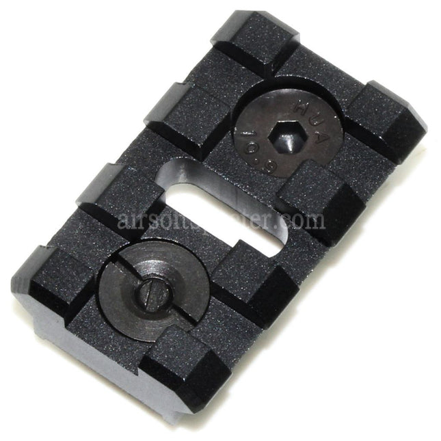 5KU B-2L Rail de 20 mm à 3 fentes avec vis pour systèmes de montage M-LOK