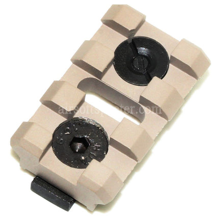 5KU B-2L 3-Slots 20mm Rail Section with Screws For M-LOK Mounting Systems