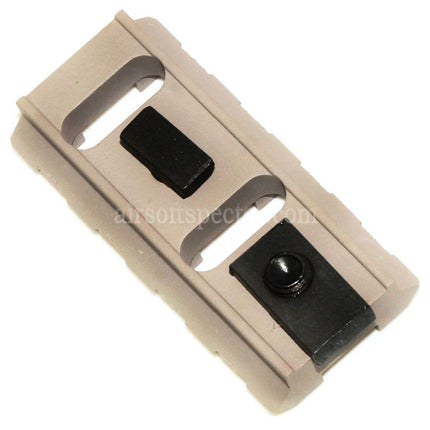 5KU B-2 4-Slots 20mm Rail Section with Screws For M-LOK Mounting Systems