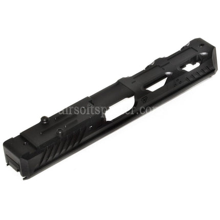 5KU CNC RMR Ready Barrel Slide Set For Tokyo Marui G17 Series GBB Pistols Airsoft Black
