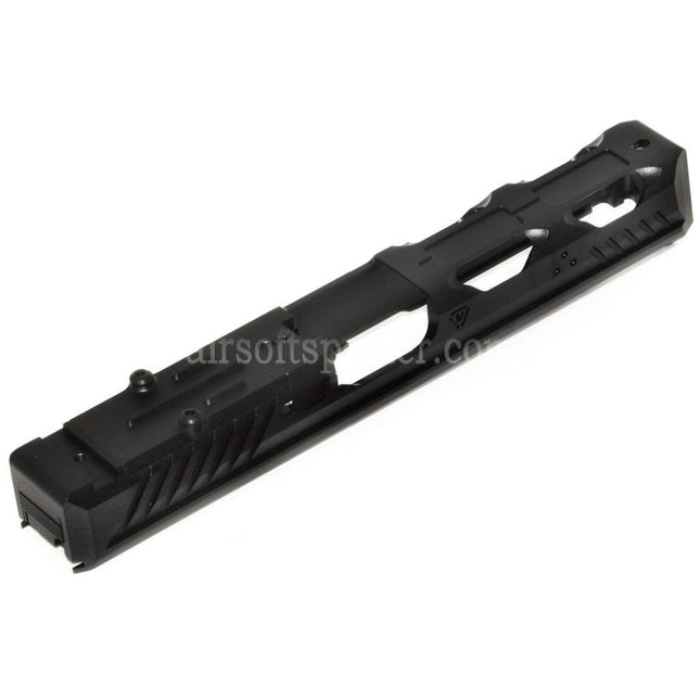 5KU CNC RMR Ready Barrel Slide Set For Tokyo Marui G17 Series GBB Pistols Airsoft Black