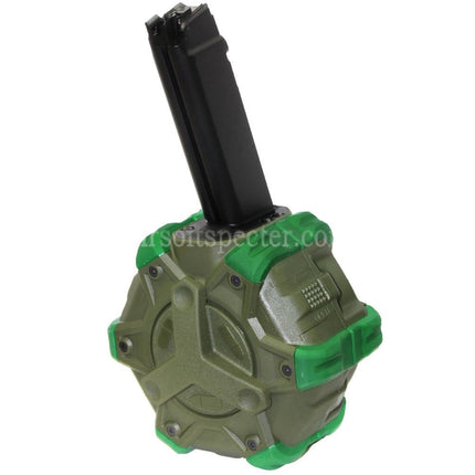 WE (WE-TECH) 350rd Gas Drum Magazine for WE PCC Type 888 888C RARS R5C M4 M16 Series GBB Rifles Airsoft