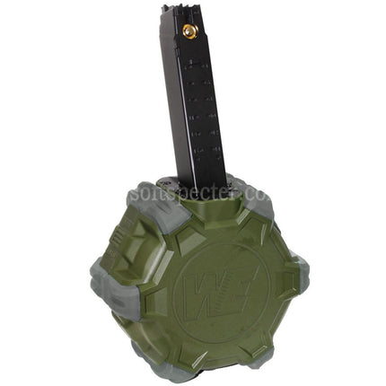 WE (WE-TECH) 350rd Gas Drum Magazine for WE PCC Type 888 888C RARS R5C M4 M16 Series GBB Rifles Airsoft