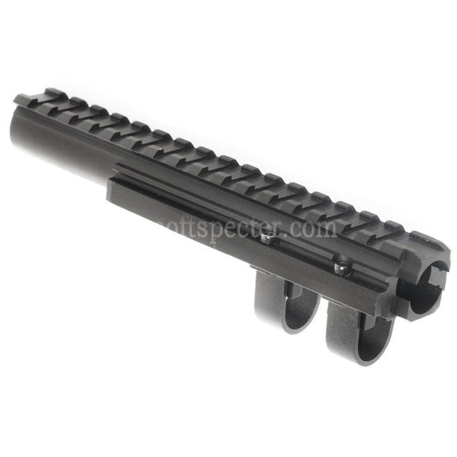 CYMA 20mm Upper Handguard Top Railed Gas Tube For AK Series AEG GBB Rifles Airsoft Black