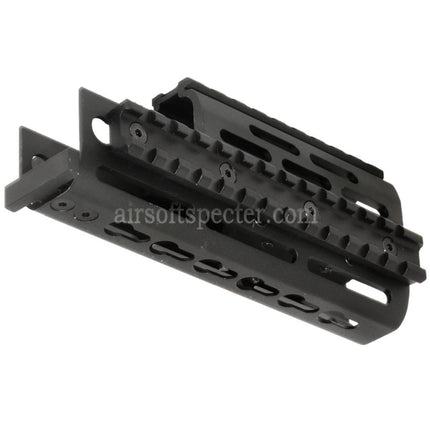 CYMA 155mm Aluminum Upper Lower RIS Handguard Rail System For D-Boys G&P Classic Army E&C AY CYMA AK Series AEG Rifles Airsoft Black