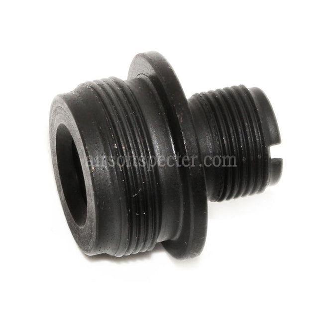 AIRSOFT SPECTER Barrel Silencer Muzzle Adapter -14mm CCW / +22mm CW For Maruzen APS2 SV/OR Series Sniper