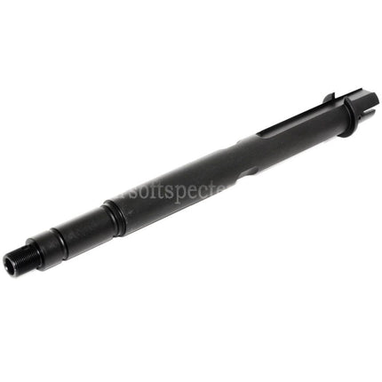 Canon externe en aluminium E&C 10/10,75 - Filetage horaire CCW 14 mm pour fusils AEG Airsoft E&C série 416C Noir