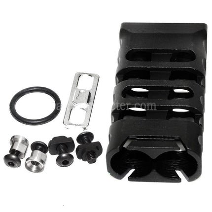 5KU CNC Aluminum KeyMod M-LOK Ultralight Vertical Grip Type-1 Black