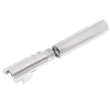 KF Airsoft CNC Aluminum Bull Styled Outer Barrel +11mm CW for AW WE Tokyo Marui Hi-Capa 5.1 GBB Pistols