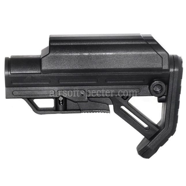 Golden Eagle VIPER Stock with Cheek Rest For M4 M16 Buffer Tube Rifles Airsoft Black