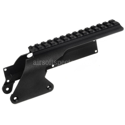 Support de rail supérieur Golden Eagle pour fusil à pompe à gaz Golden Eagle Tokyo Marui M870 Airsoft noir
