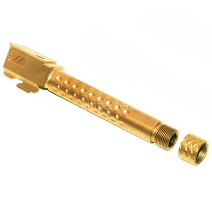 Canon externe sous licence PTS ZEV et canon interne Laylax Nine Ball 6.00 mm pour pistolets Airsoft GBB ISSC M22 EMG SAI BLU Lonewolf ZEV G&P P80 AW WE Tokyo Marui série G17