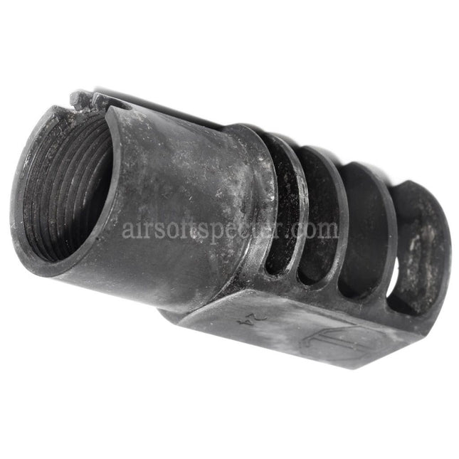 5KU 63mm RRD-4C Muzzle Brake Flash Hider For +24mm CW Clockwise Thread Barrel Rifles Airsoft Black