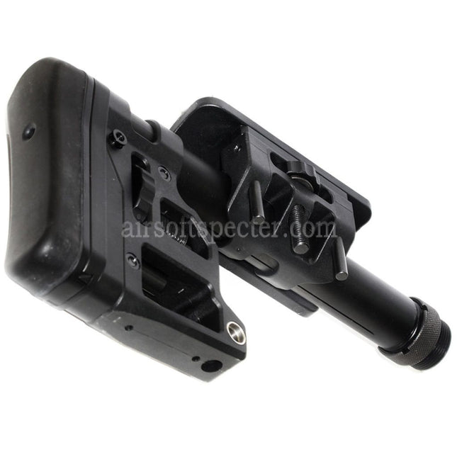 CYMA Tactical SPR Stock for CYMA CM708 Series Sniper Rifle / Tokyo Marui M4 AEG Rifles Airsoft Black
