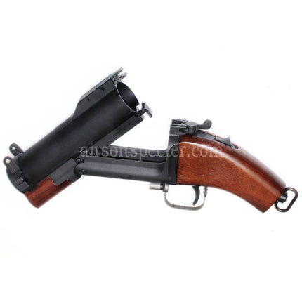 King Arms Real Wood M79 Sawed Off Grenade Launcher For Standard 40mm Grenade Shells