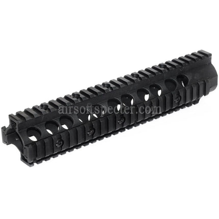 CYMA 10.5 Inches 265mm Aluminum Upper Cut RAS Handguard Rail System for CYMA G&P VFC King Arms Tokyo Marui M4 AEG GBB Rifles Airsoft Black