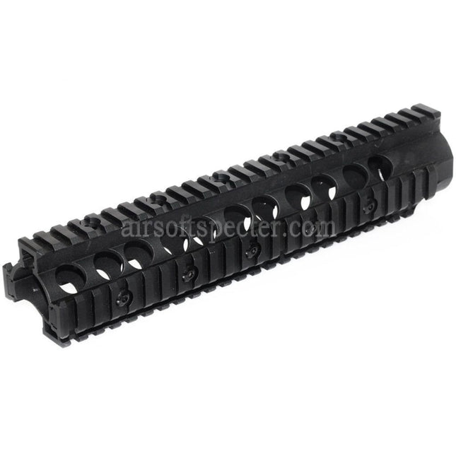 CYMA 10.5 Inches 265mm Aluminum Upper Cut RAS Handguard Rail System for CYMA G&P VFC King Arms Tokyo Marui M4 AEG GBB Rifles Airsoft Black
