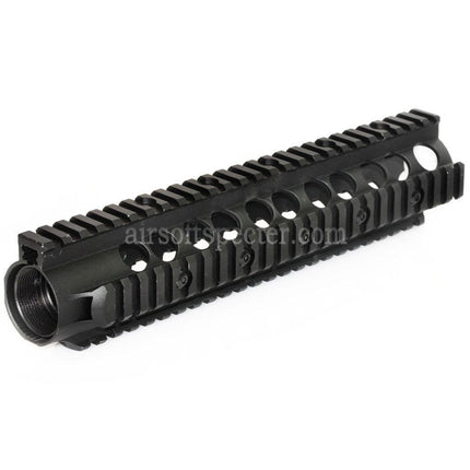 CYMA 10.5 Inches 265mm Aluminum Upper Cut RAS Handguard Rail System for CYMA G&P VFC King Arms Tokyo Marui M4 AEG GBB Rifles Airsoft Black