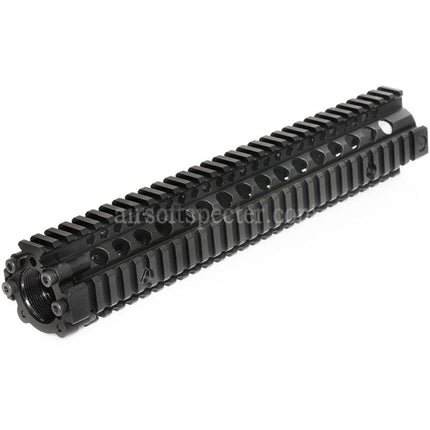 CYMA 304mm Aluminum MK18 Style RAS Handguard Rail System for CYMA M4 M16 AEG Rifles Airsoft Black