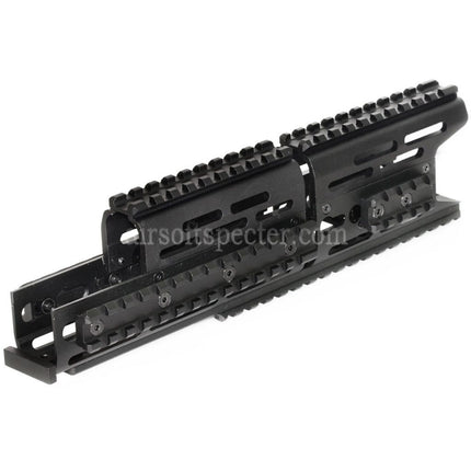 CYMA 276mm Aluminum AK Modular KeyMod RIS Handguard Rail System for CYMA E&L Tokyo Marui AK Series AEG Rifles Airsoft Black