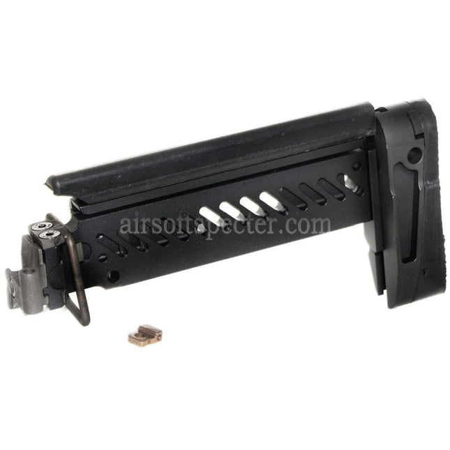 5KU PT-1 AK Side Folding Stock for CYMA D-Boys LCT GHK Tokyo Marui AK Series AEG GBB Rifles Airsoft Black