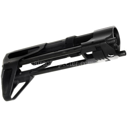 Crosse rétractable 5KU PDW pour fusils GBB Airsoft GHK VFC WE (WE-TECH) WA M4 Series Noire