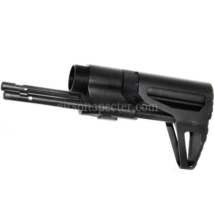 5KU PDW Retractable Sliding Stock for Tokyo Marui M4 MWS GBB Rifles Airsoft Black