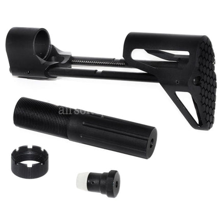 5KU PDW Retractable Sliding Stock for Tokyo Marui M4 MWS GBB Rifles Airsoft Black