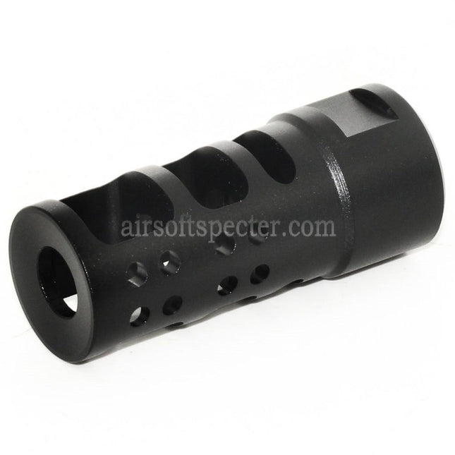 AIRSOFT SPECTER 53mm R2 556 Style Metal Muzzle Brake Flash Hider For -14mm CCW Counter-Clockwise Thread Barrel Rifles